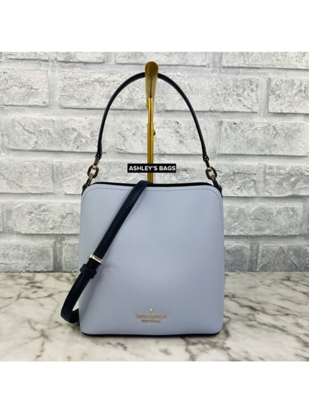 Kate Spade Darcy Colorblock Bucket Bag Crossbody In Pale Hydra